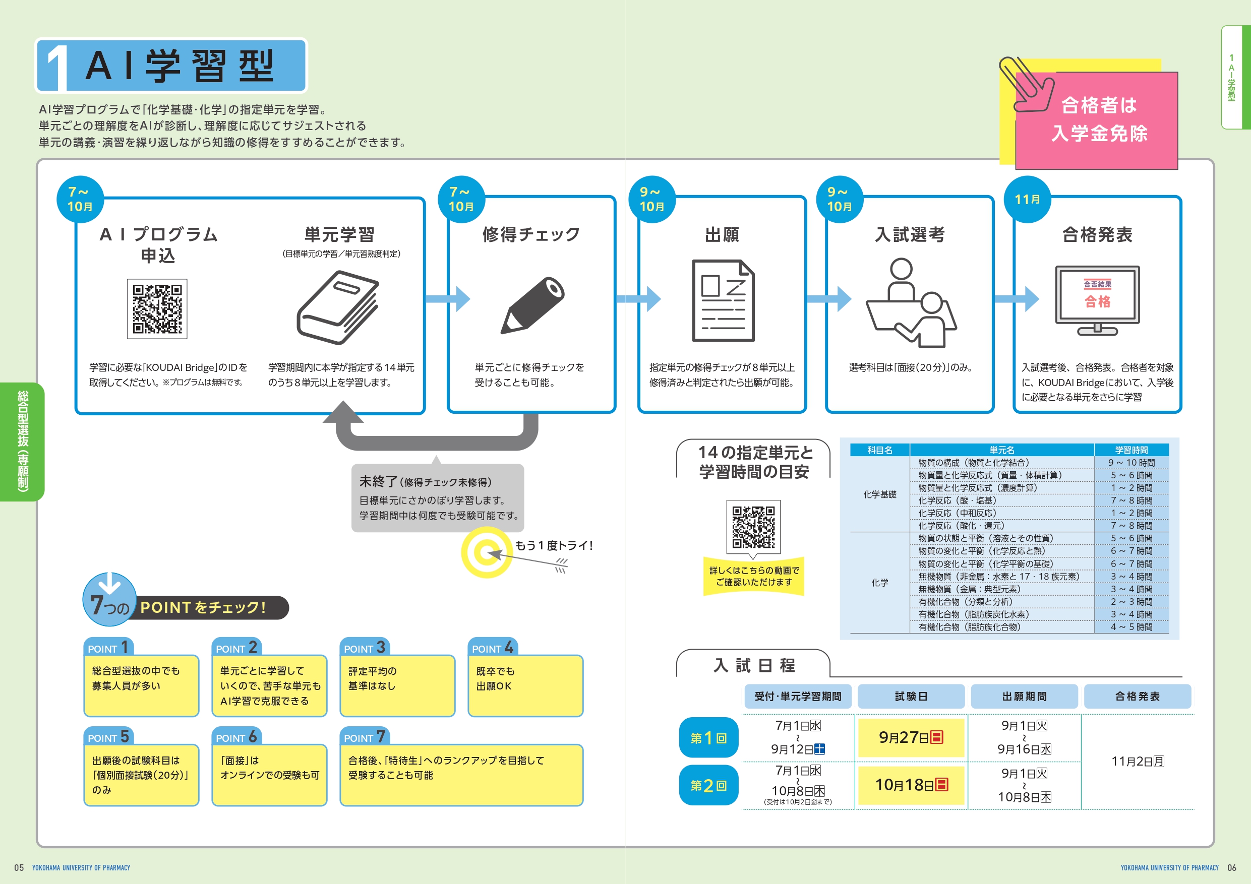 2027入試ガイド配付中！ | ZOOM IN ハマヤク 入試情報 横浜薬科大学